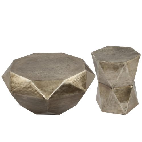 Geometric End Table