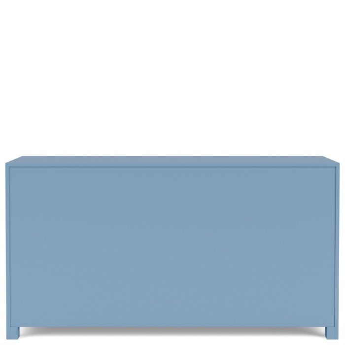 66" 6-drawer Dresser-blue - Image 5