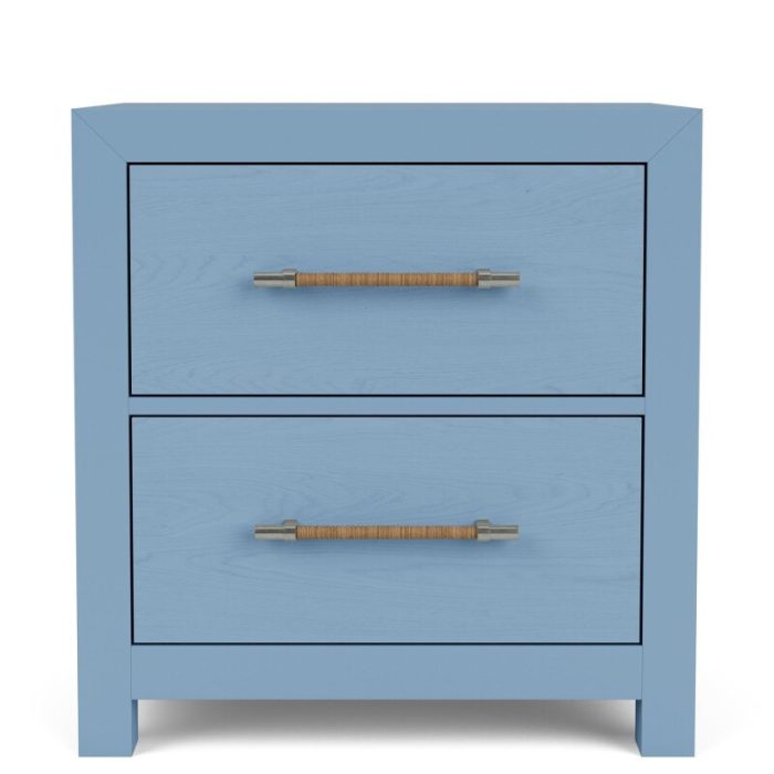 2-drawer Nightstand-blue - Image 5