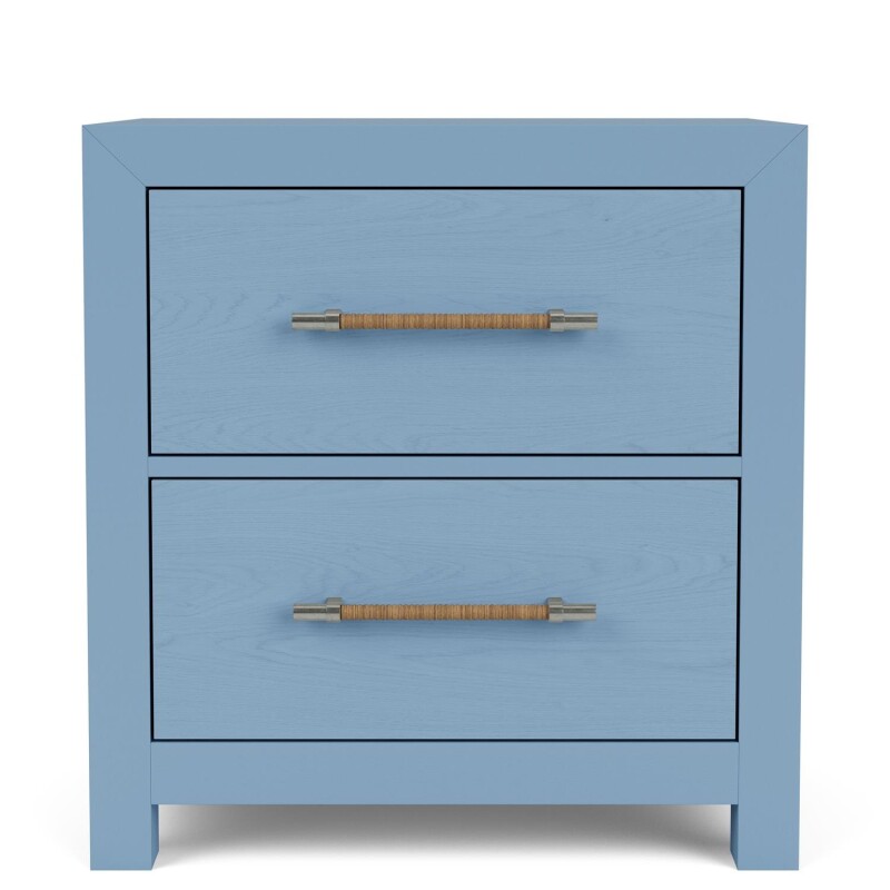 2-drawer Nightstand-blue - Image 5