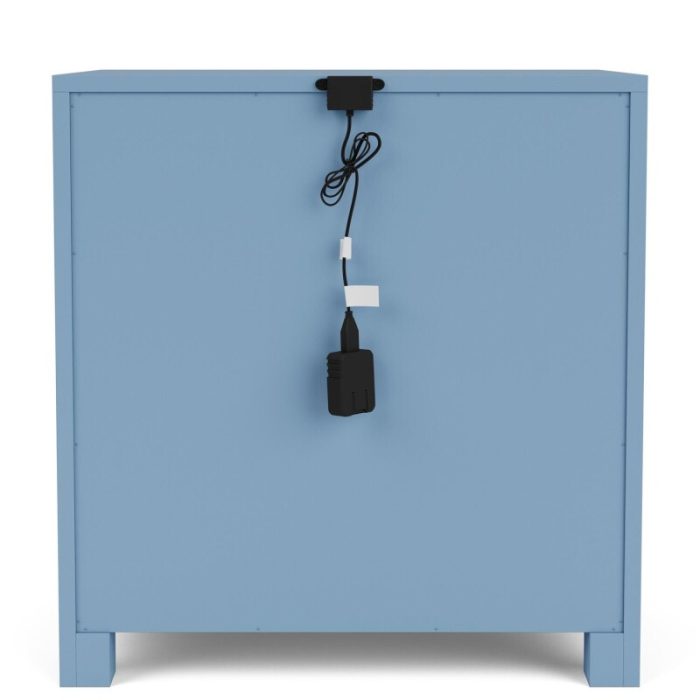 2-drawer Nightstand-blue - Image 6