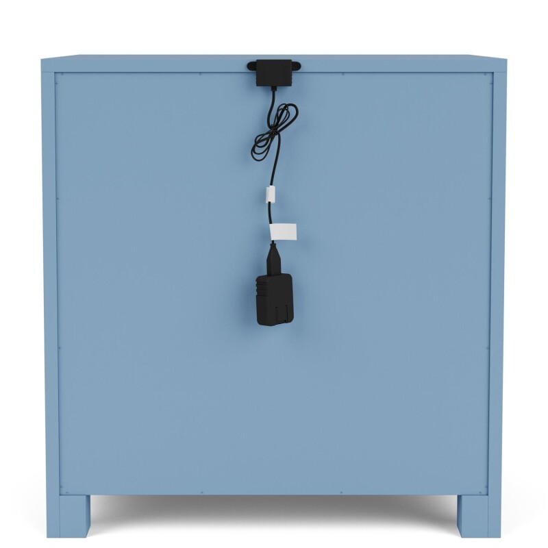 2-drawer Nightstand-blue - Image 6