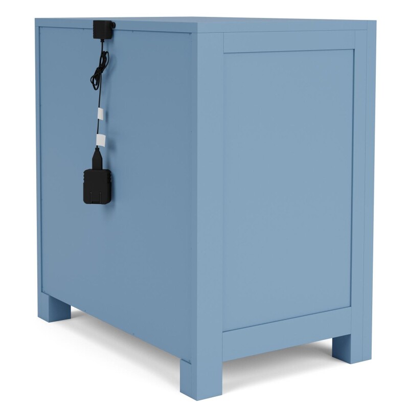 2-drawer Nightstand-blue - Image 7