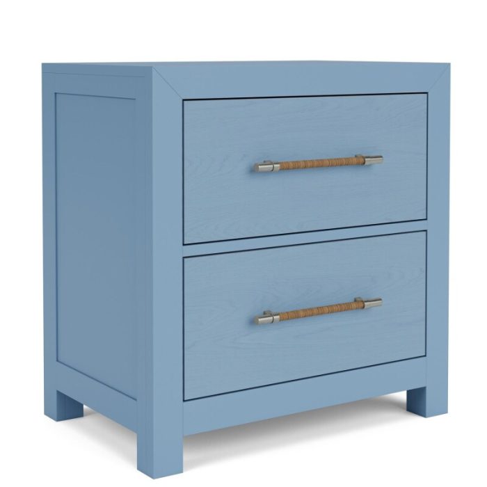 2-drawer Nightstand-blue - Image 8