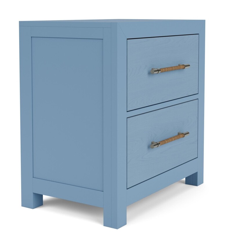 2-drawer Nightstand-blue - Image 9