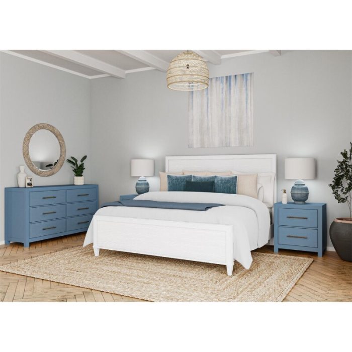 2-drawer Nightstand-blue - Image 11