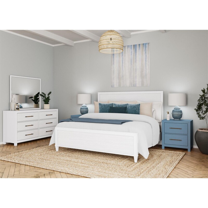 2-drawer Nightstand-blue - Image 12