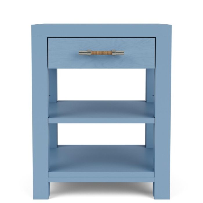 1-drawer Nightstand-blue - Image 3