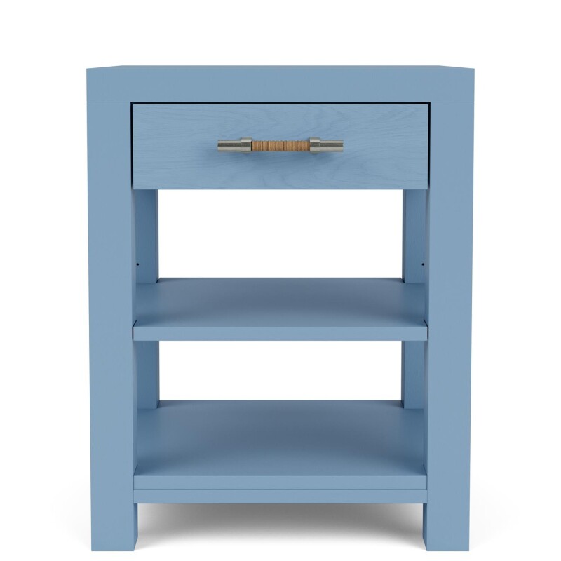 1-drawer Nightstand-blue - Image 3