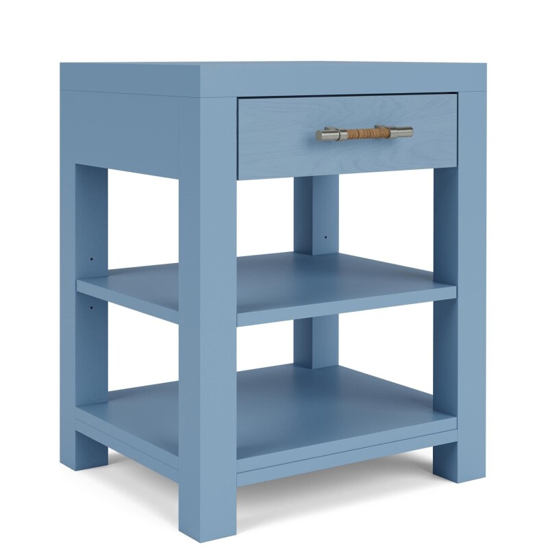 1-drawer Nightstand-blue - Image 5
