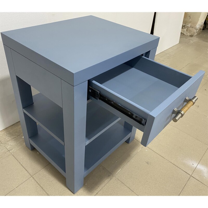 1-drawer Nightstand-blue - Image 7