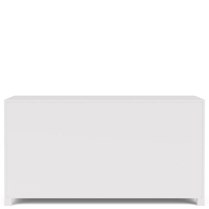 66" 6-drawer Dresser-wht - Image 4