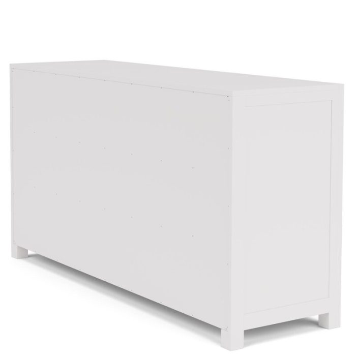 66" 6-drawer Dresser-wht - Image 7