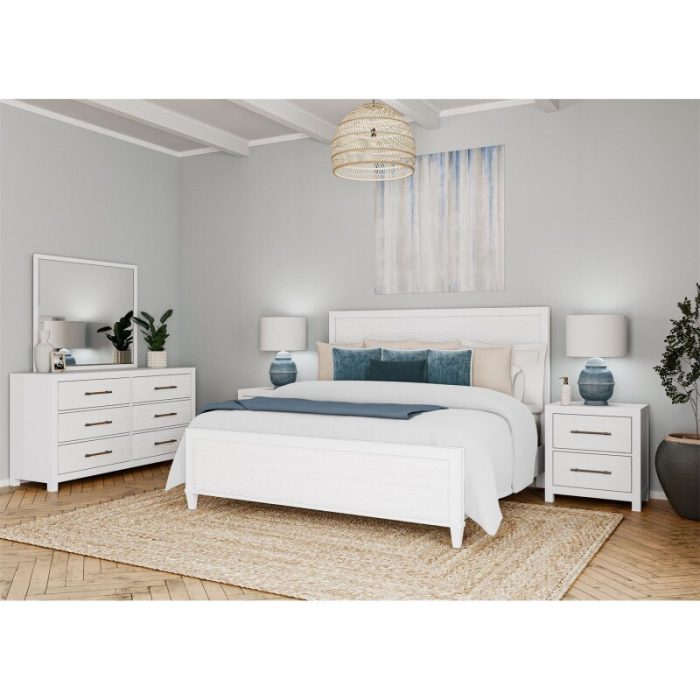66" 6-drawer Dresser-wht - Image 9