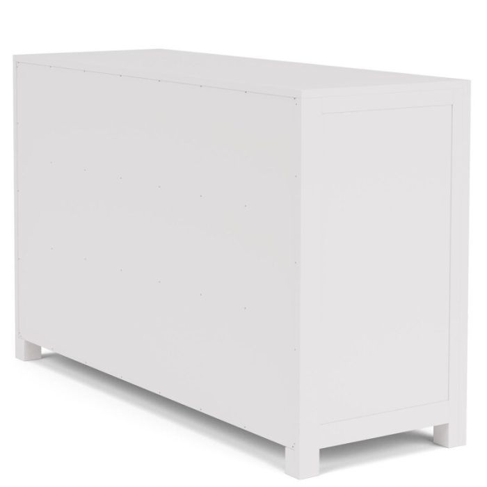 56" 6-drawer Dresser-wht - Image 4