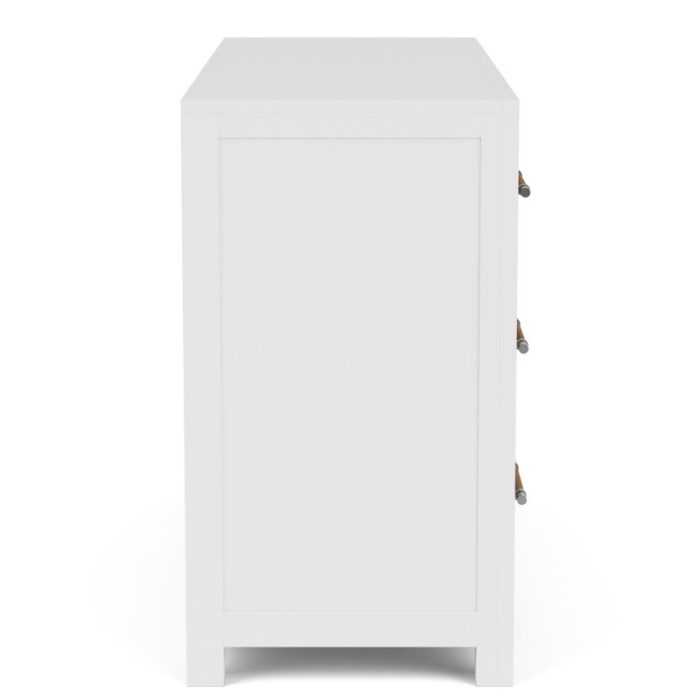56" 6-drawer Dresser-wht - Image 7