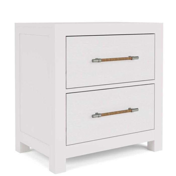 2-drawer Nightstand-white - Image 3