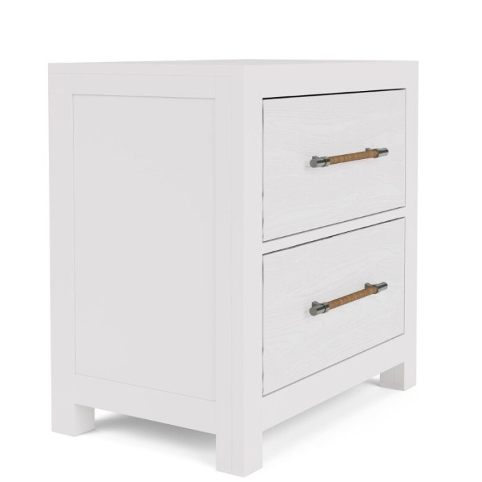 2-drawer Nightstand-white - Image 4