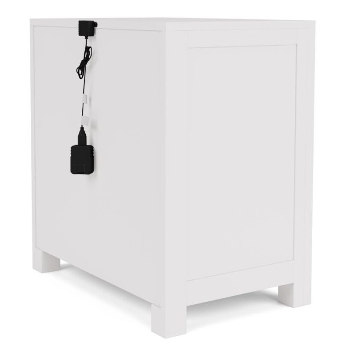2-drawer Nightstand-white - Image 7