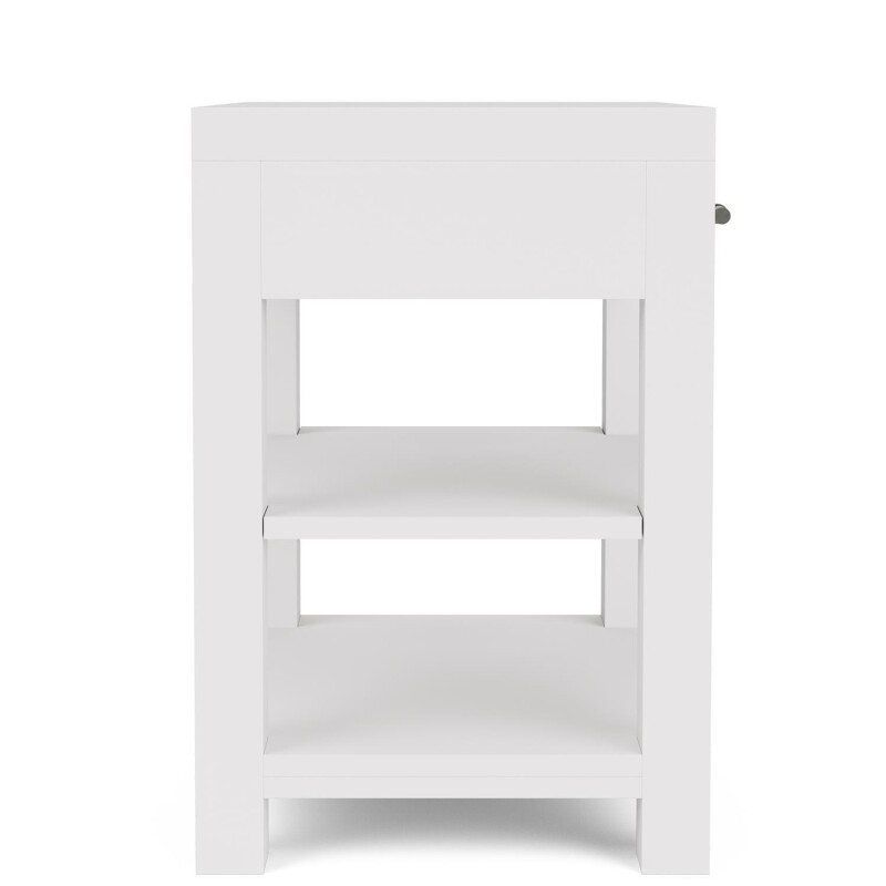 1-drawer Nightstand-white - Image 3