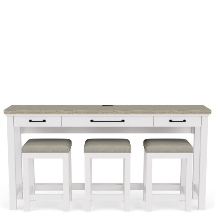 Sofa Table W/3 Stools - Image 3