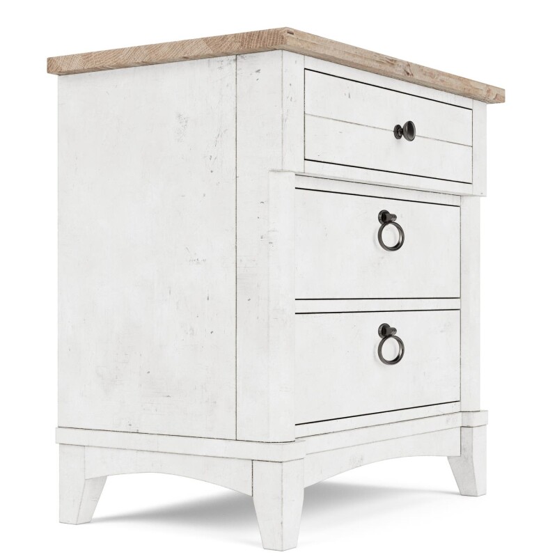 3-drawer Nightstand - Image 9