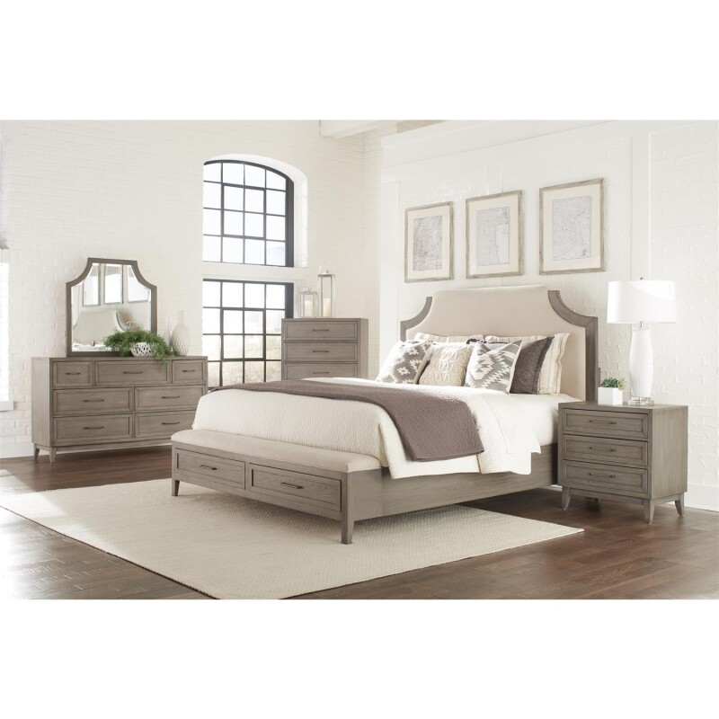Vogue Queen Upholstered Storage Bed - Image 10