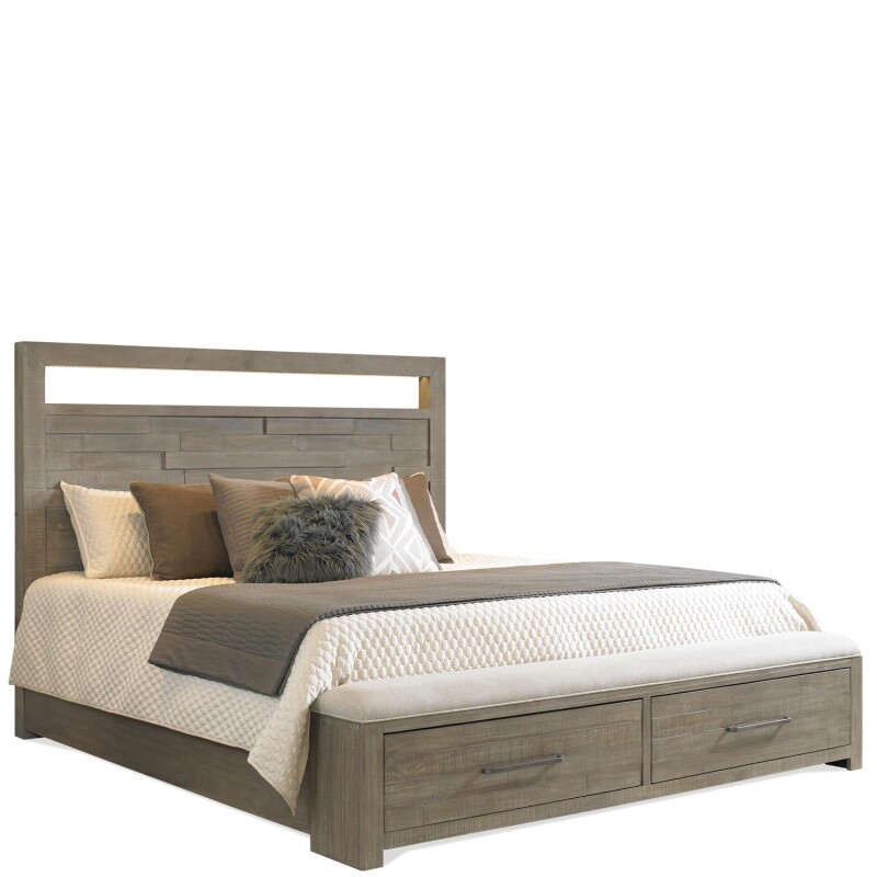 Intrigue King Led Panel Bed - Image 12