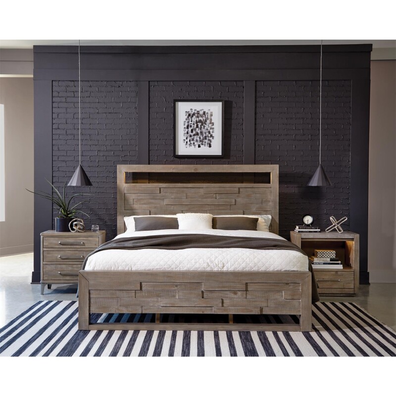 Intrigue King Led Panel Storage Bed - Image 9