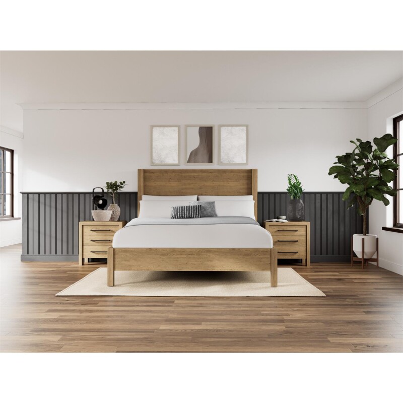 Davie King Panel Bed - Image 4
